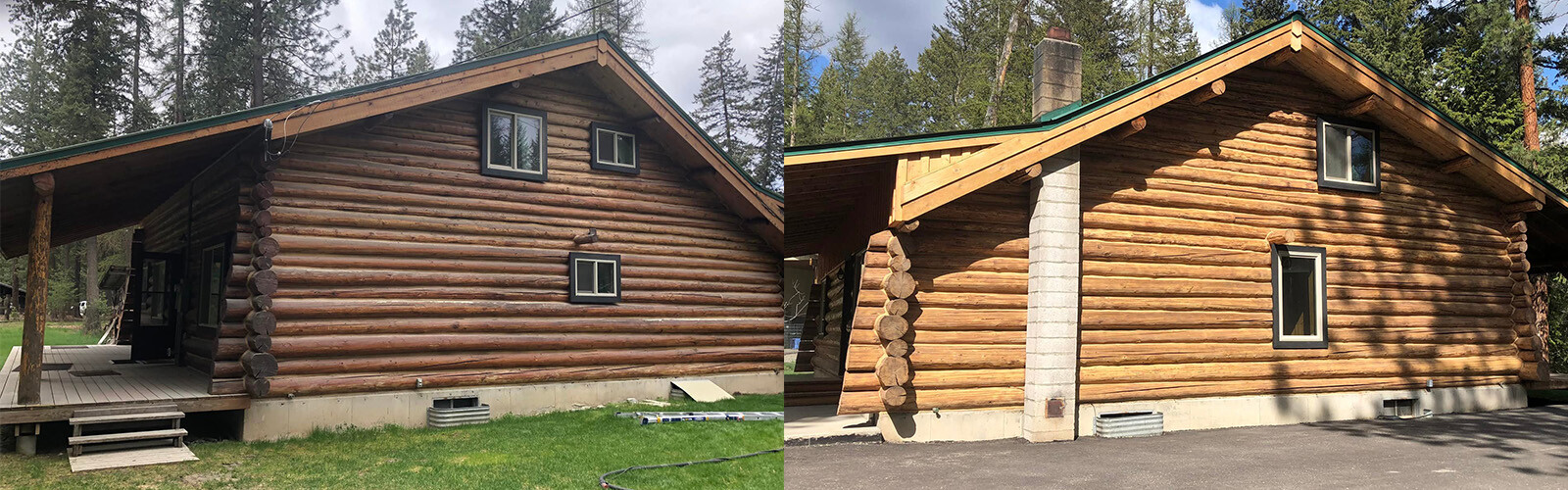 Log home case study banner
